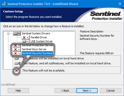 sntl_setup_disableservice